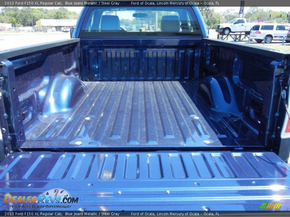 2013 Ford F150 XL Regular Cab Blue Jeans Metallic / Steel Gray Photo #4
