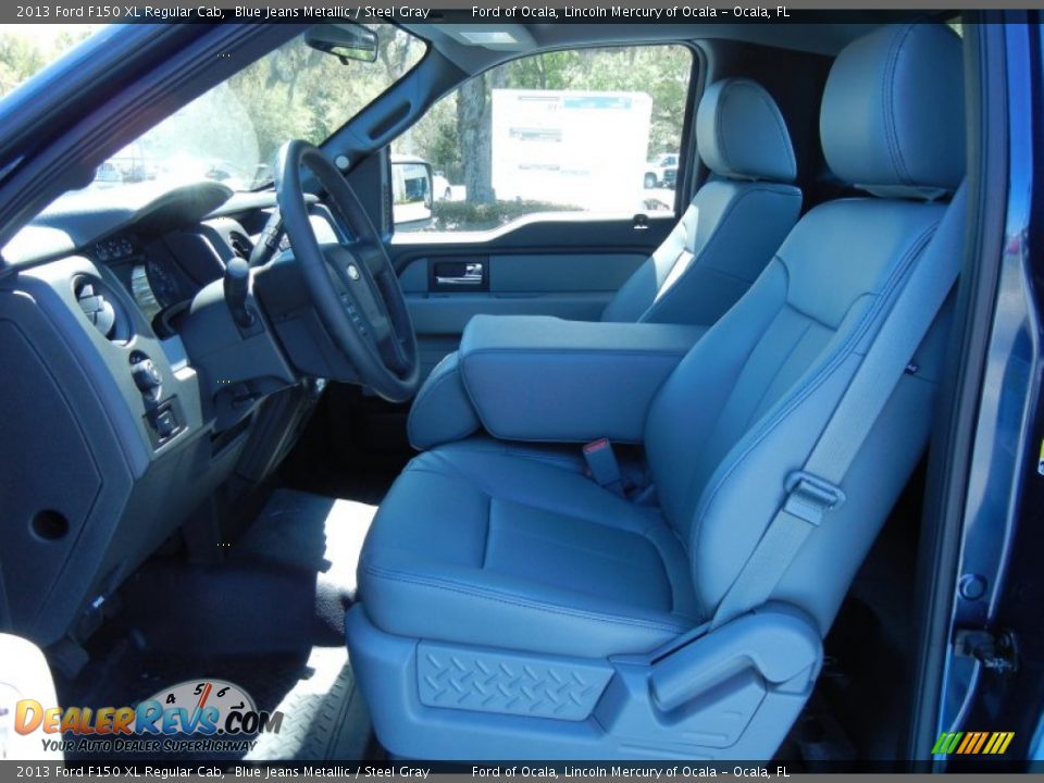 Front Seat of 2013 Ford F150 XL Regular Cab Photo #6