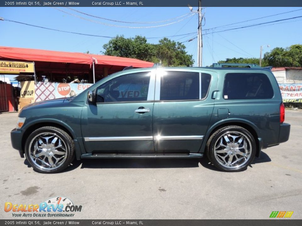 2005 Infiniti QX 56 Jade Green / Willow Photo #4