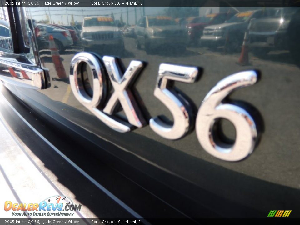 2005 Infiniti QX 56 Jade Green / Willow Photo #11