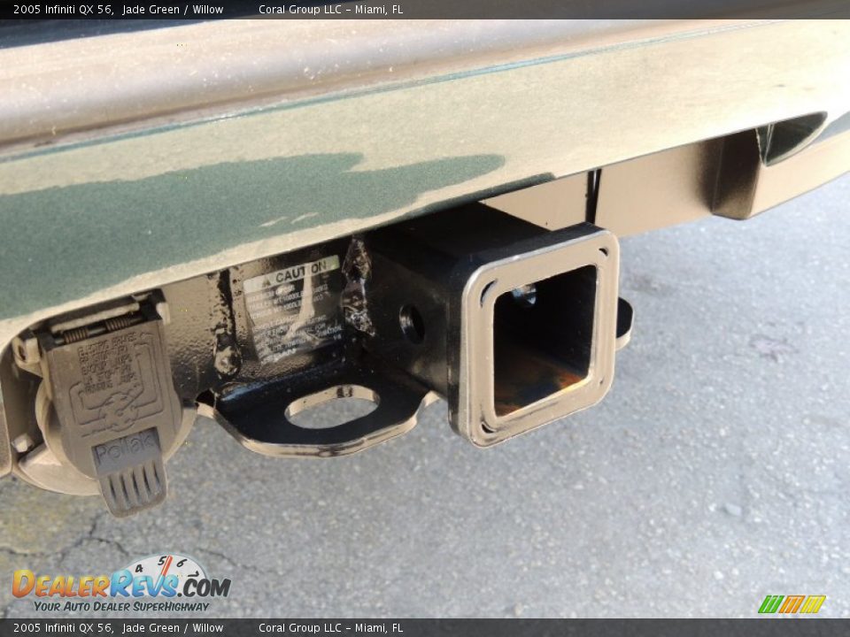 2005 Infiniti QX 56 Jade Green / Willow Photo #12