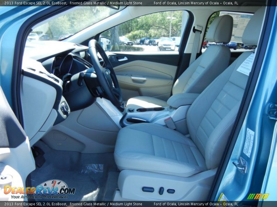 2013 Ford Escape SEL 2.0L EcoBoost Frosted Glass Metallic / Medium Light Stone Photo #6