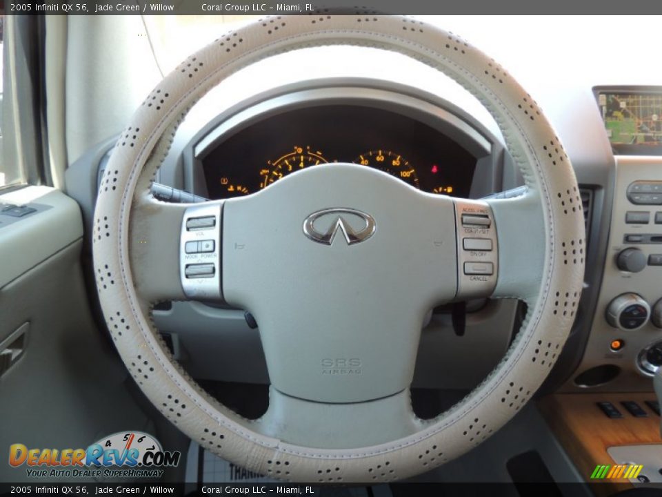 2005 Infiniti QX 56 Jade Green / Willow Photo #14