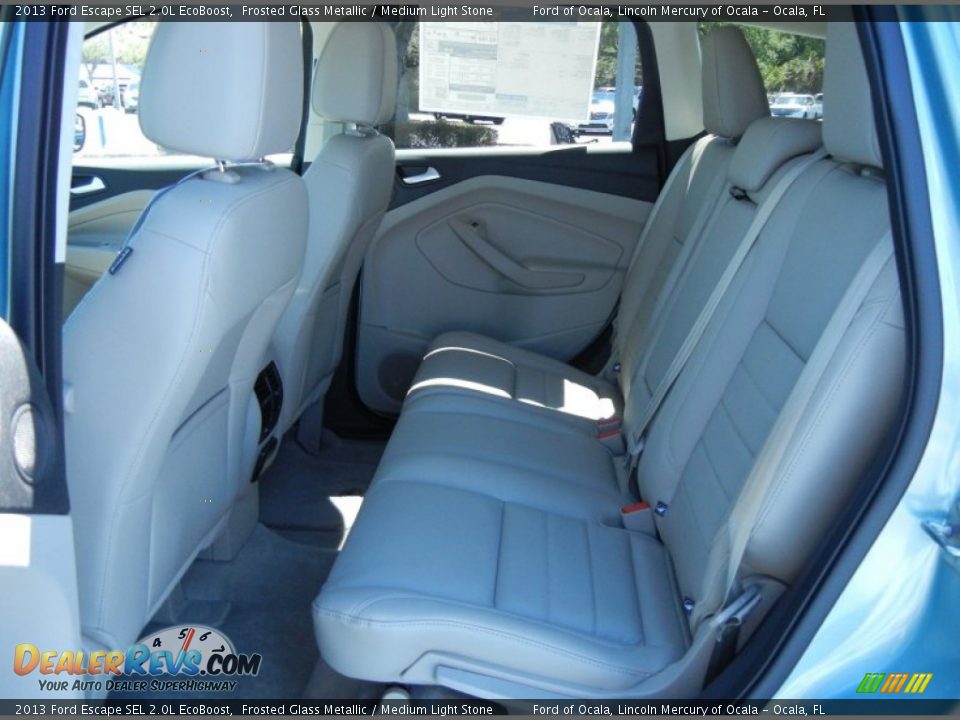 2013 Ford Escape SEL 2.0L EcoBoost Frosted Glass Metallic / Medium Light Stone Photo #7