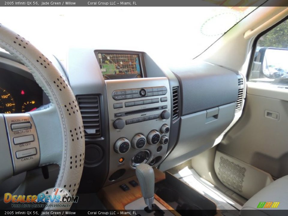 2005 Infiniti QX 56 Jade Green / Willow Photo #16