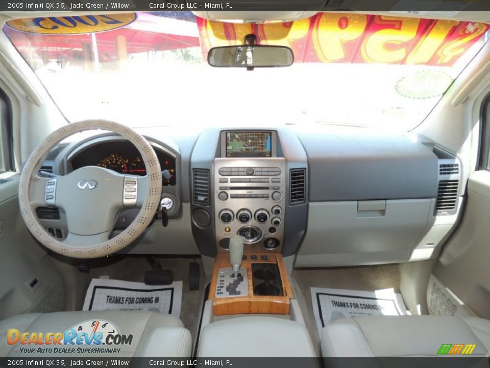 2005 Infiniti QX 56 Jade Green / Willow Photo #20