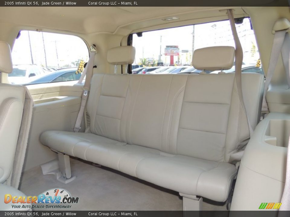 2005 Infiniti QX 56 Jade Green / Willow Photo #25