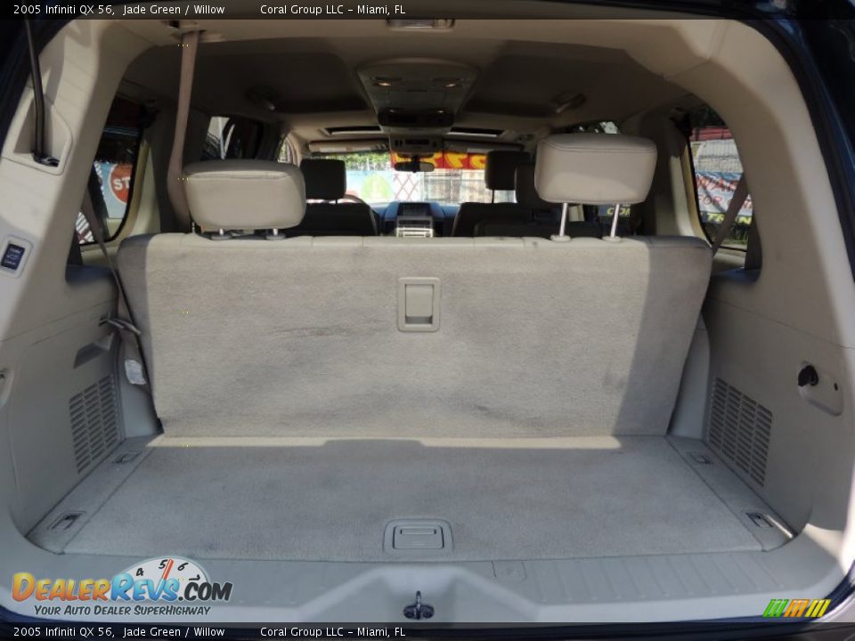 2005 Infiniti QX 56 Jade Green / Willow Photo #26