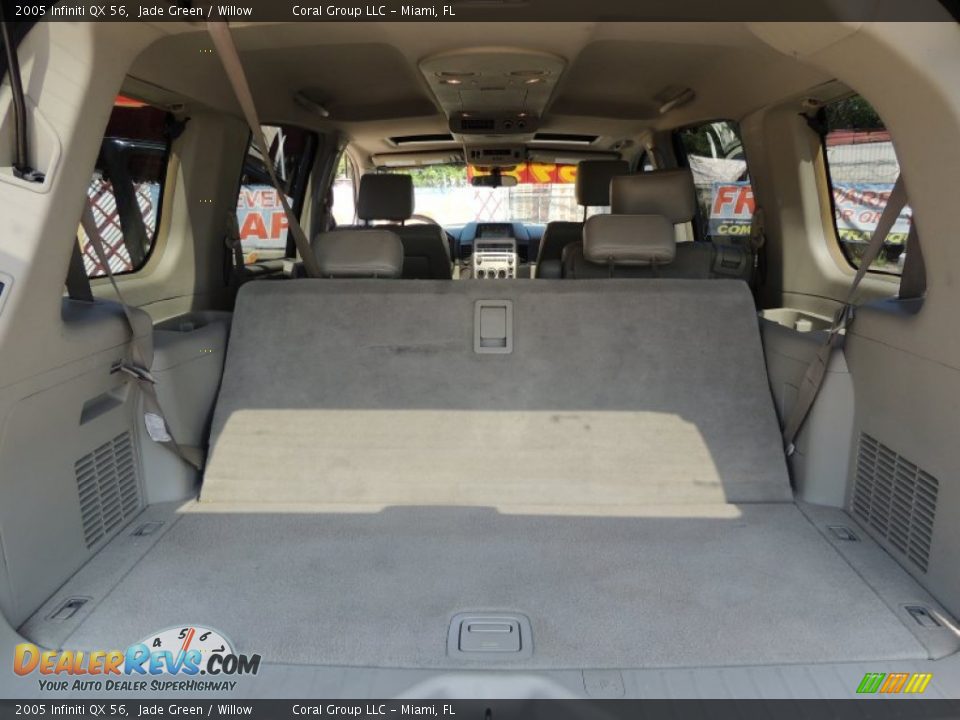 2005 Infiniti QX 56 Jade Green / Willow Photo #27