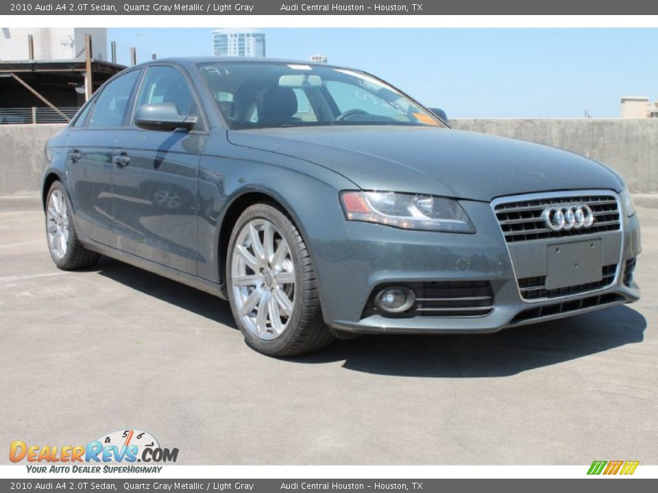 2010 Audi A4 2.0T Sedan Quartz Gray Metallic / Light Gray Photo #1