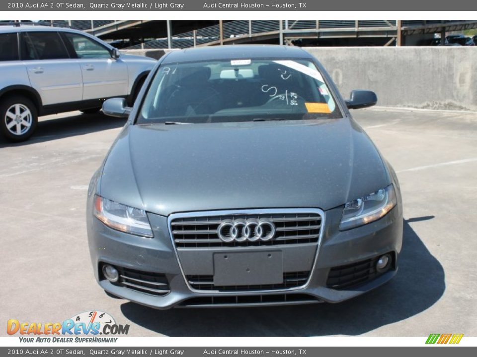 2010 Audi A4 2.0T Sedan Quartz Gray Metallic / Light Gray Photo #2