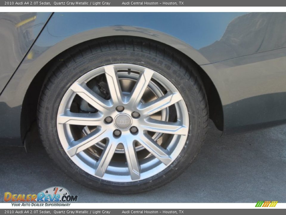 2010 Audi A4 2.0T Sedan Quartz Gray Metallic / Light Gray Photo #6