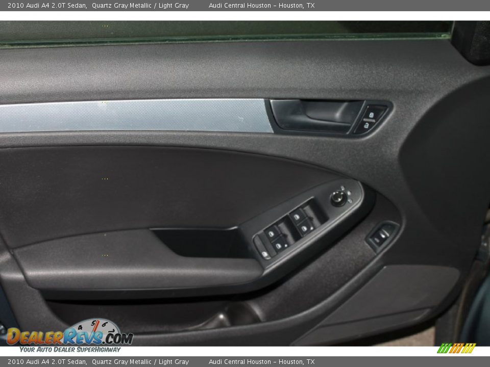 2010 Audi A4 2.0T Sedan Quartz Gray Metallic / Light Gray Photo #11