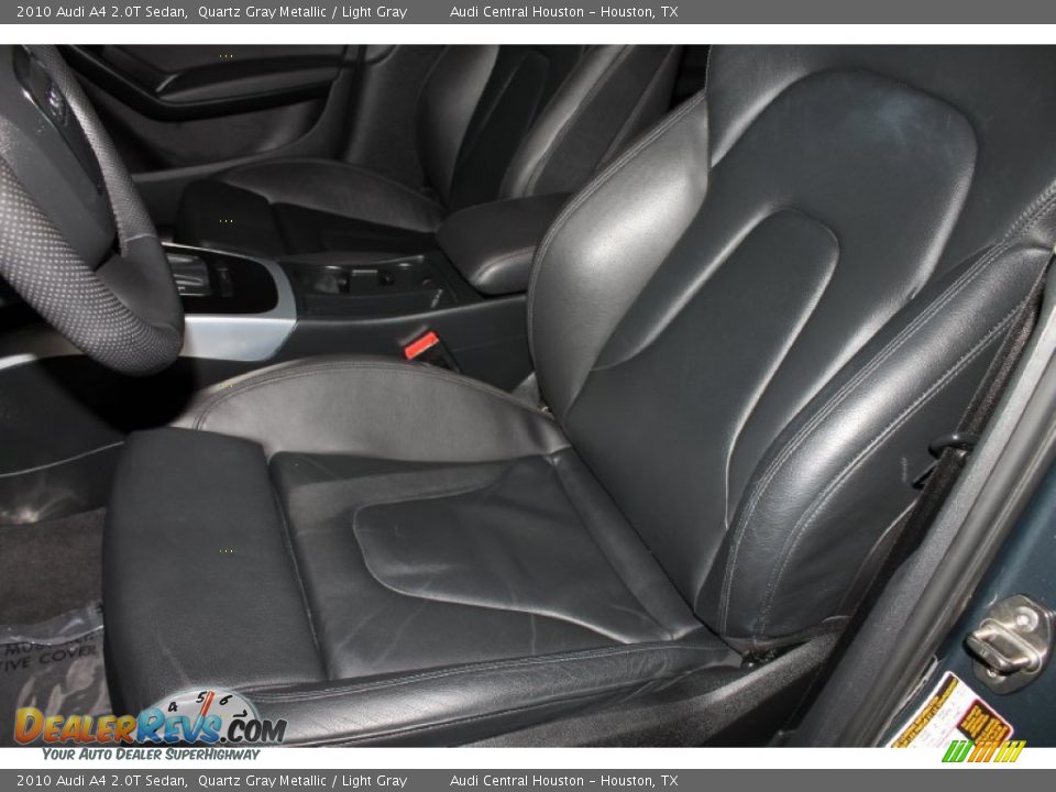 2010 Audi A4 2.0T Sedan Quartz Gray Metallic / Light Gray Photo #13