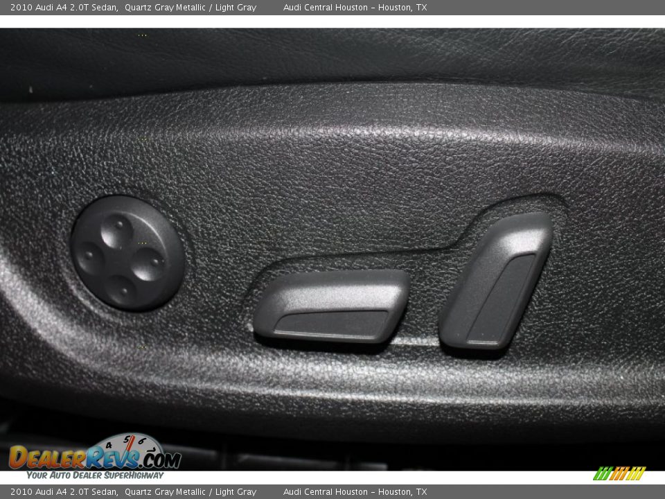 2010 Audi A4 2.0T Sedan Quartz Gray Metallic / Light Gray Photo #14
