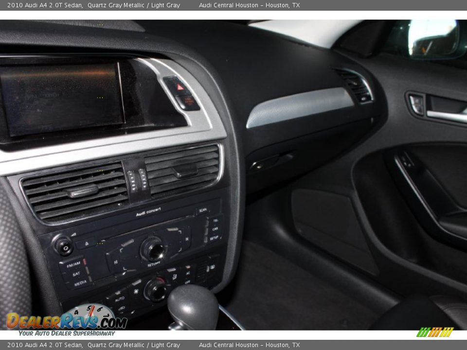 2010 Audi A4 2.0T Sedan Quartz Gray Metallic / Light Gray Photo #15