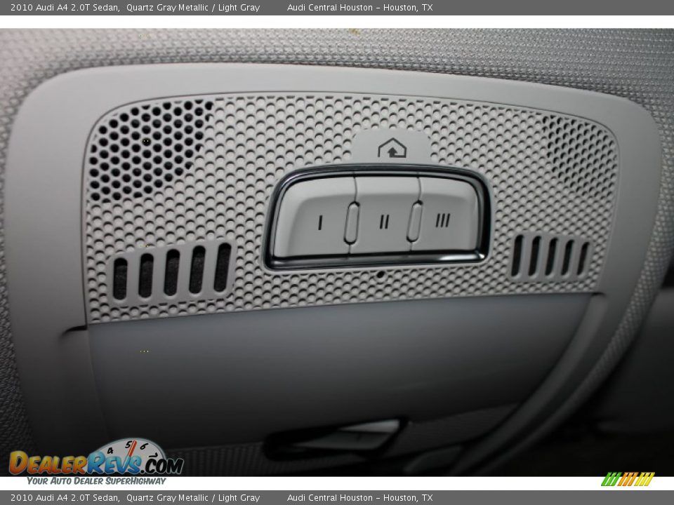 2010 Audi A4 2.0T Sedan Quartz Gray Metallic / Light Gray Photo #18