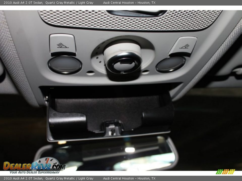 2010 Audi A4 2.0T Sedan Quartz Gray Metallic / Light Gray Photo #19