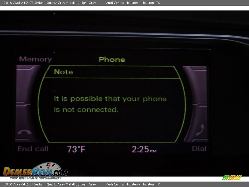 2010 Audi A4 2.0T Sedan Quartz Gray Metallic / Light Gray Photo #23