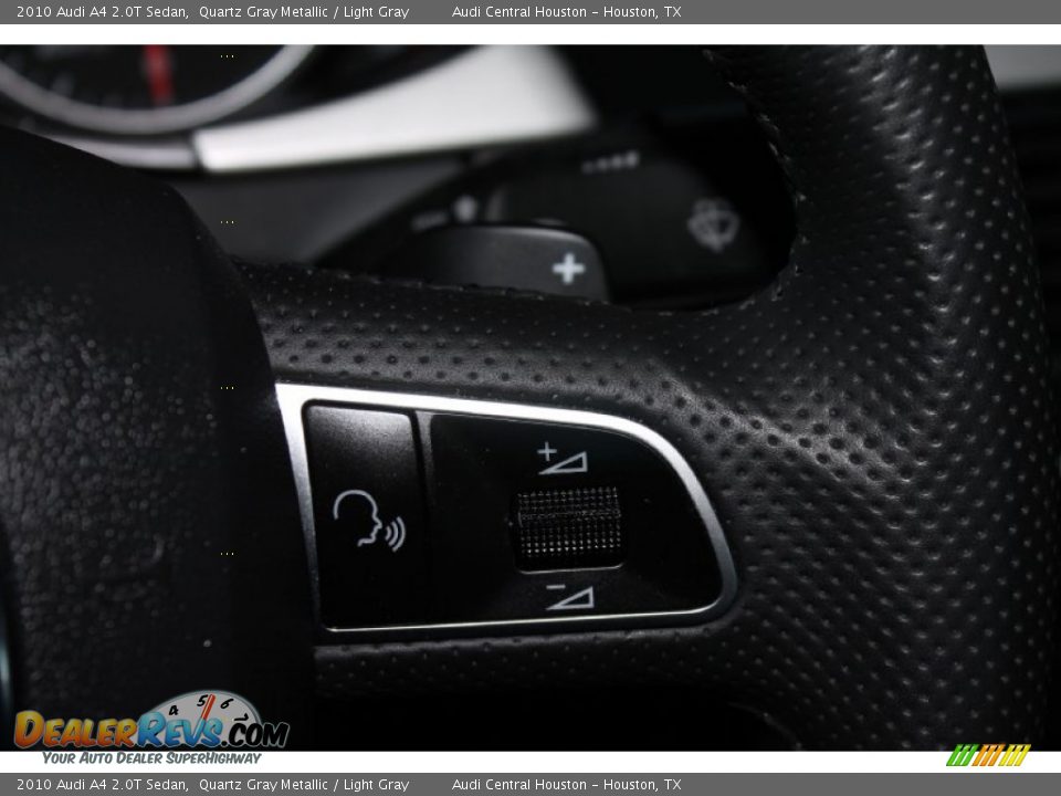 2010 Audi A4 2.0T Sedan Quartz Gray Metallic / Light Gray Photo #30