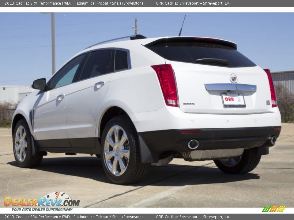 2013 Cadillac SRX Performance FWD Platinum Ice Tricoat / Shale/Brownstone Photo #3