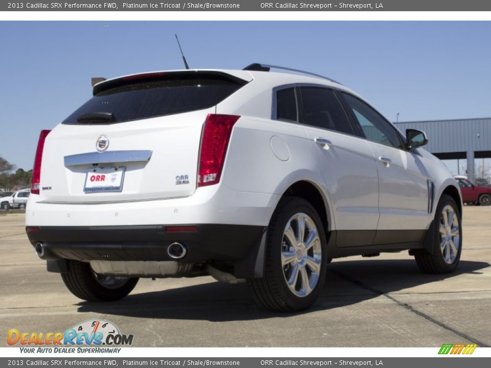 2013 Cadillac SRX Performance FWD Platinum Ice Tricoat / Shale/Brownstone Photo #4