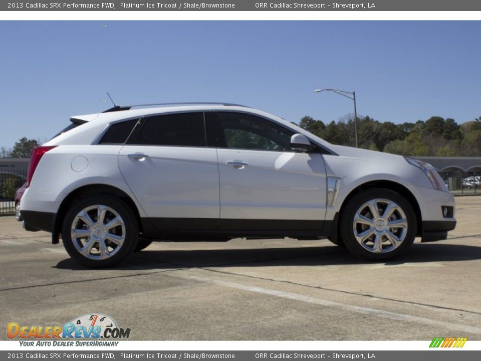 2013 Cadillac SRX Performance FWD Platinum Ice Tricoat / Shale/Brownstone Photo #6