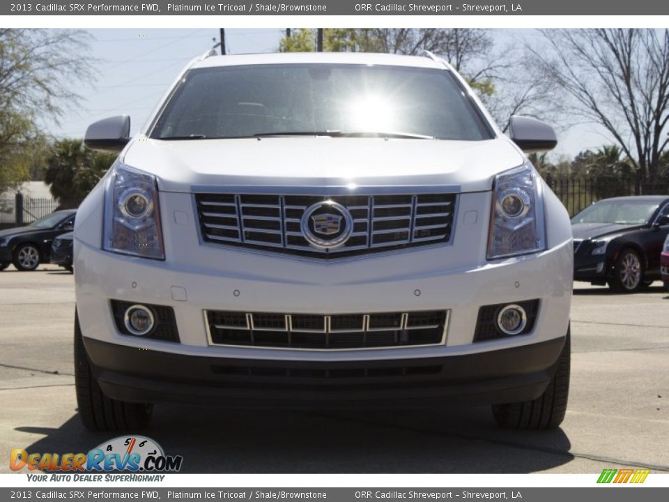 2013 Cadillac SRX Performance FWD Platinum Ice Tricoat / Shale/Brownstone Photo #7