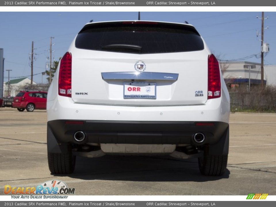 2013 Cadillac SRX Performance FWD Platinum Ice Tricoat / Shale/Brownstone Photo #8