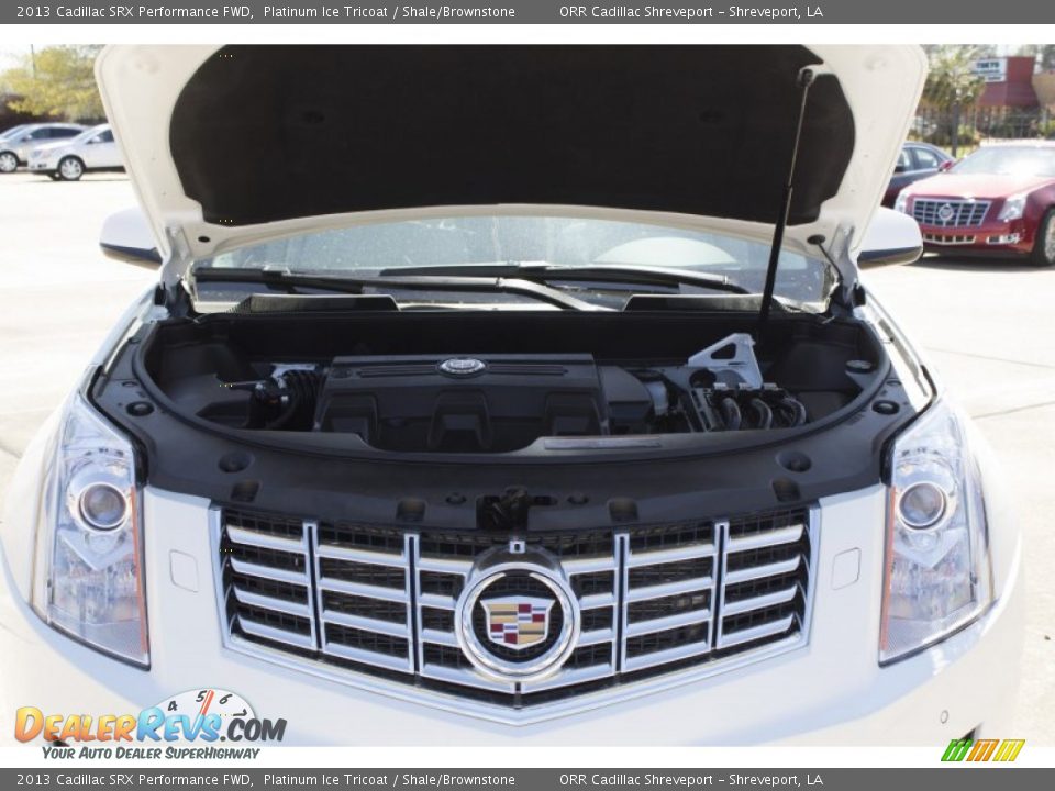 2013 Cadillac SRX Performance FWD Platinum Ice Tricoat / Shale/Brownstone Photo #9