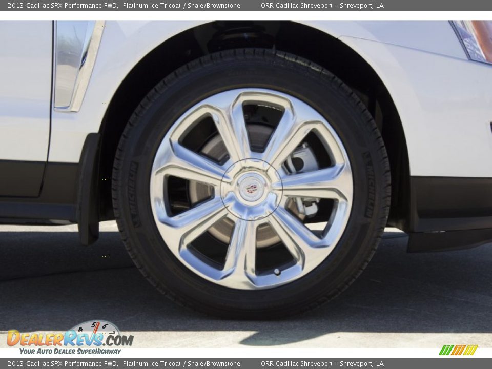 2013 Cadillac SRX Performance FWD Platinum Ice Tricoat / Shale/Brownstone Photo #12