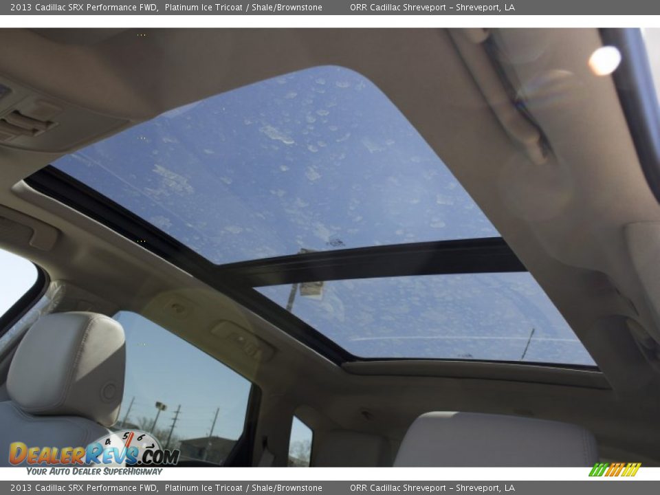 2013 Cadillac SRX Performance FWD Platinum Ice Tricoat / Shale/Brownstone Photo #26