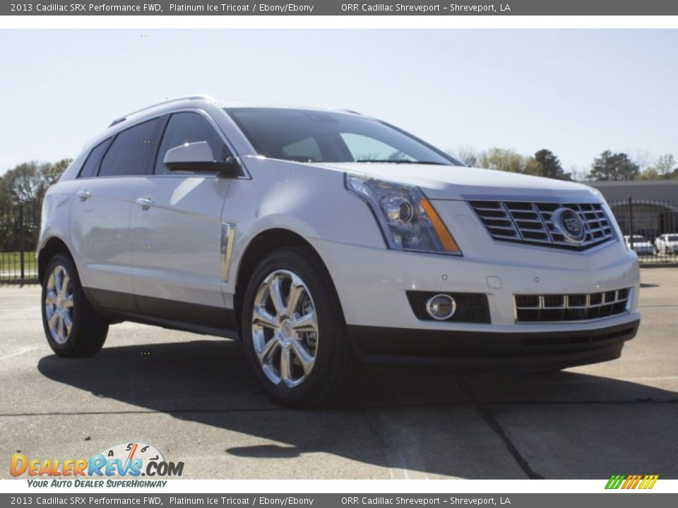 2013 Cadillac SRX Performance FWD Platinum Ice Tricoat / Ebony/Ebony Photo #1