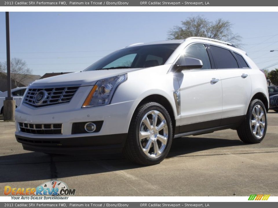 2013 Cadillac SRX Performance FWD Platinum Ice Tricoat / Ebony/Ebony Photo #2
