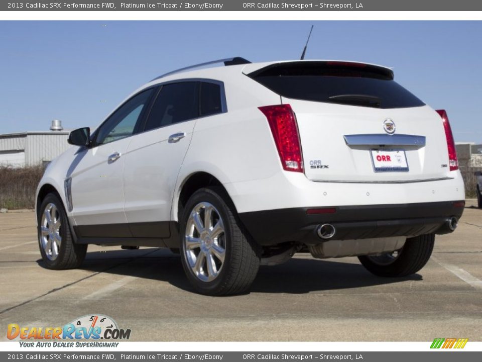2013 Cadillac SRX Performance FWD Platinum Ice Tricoat / Ebony/Ebony Photo #3