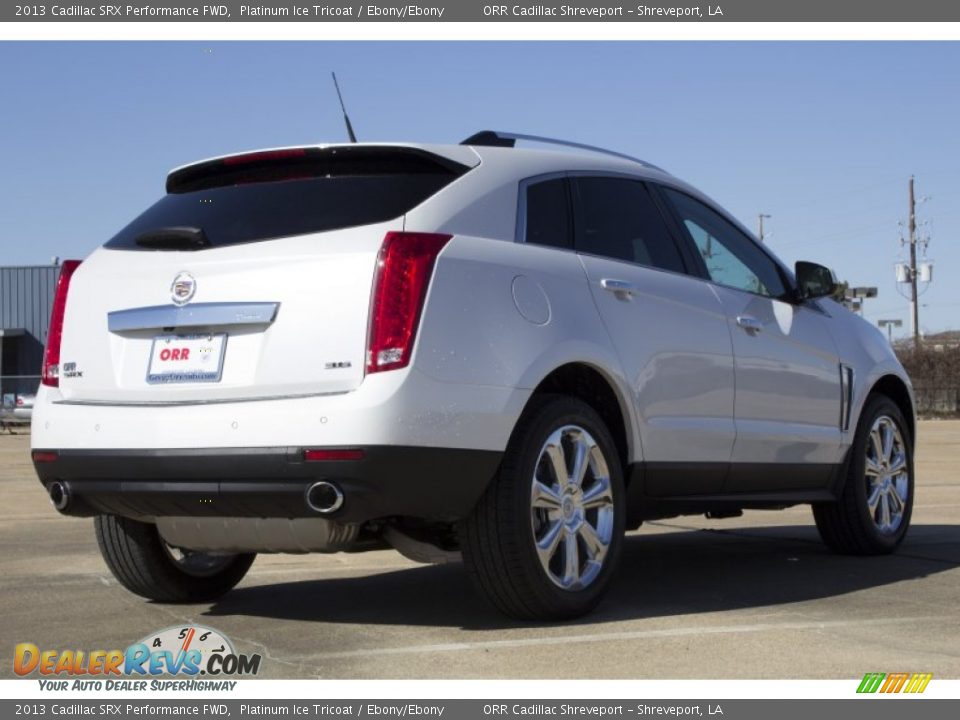 2013 Cadillac SRX Performance FWD Platinum Ice Tricoat / Ebony/Ebony Photo #4