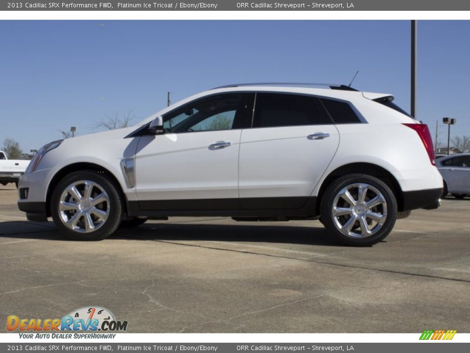 2013 Cadillac SRX Performance FWD Platinum Ice Tricoat / Ebony/Ebony Photo #5