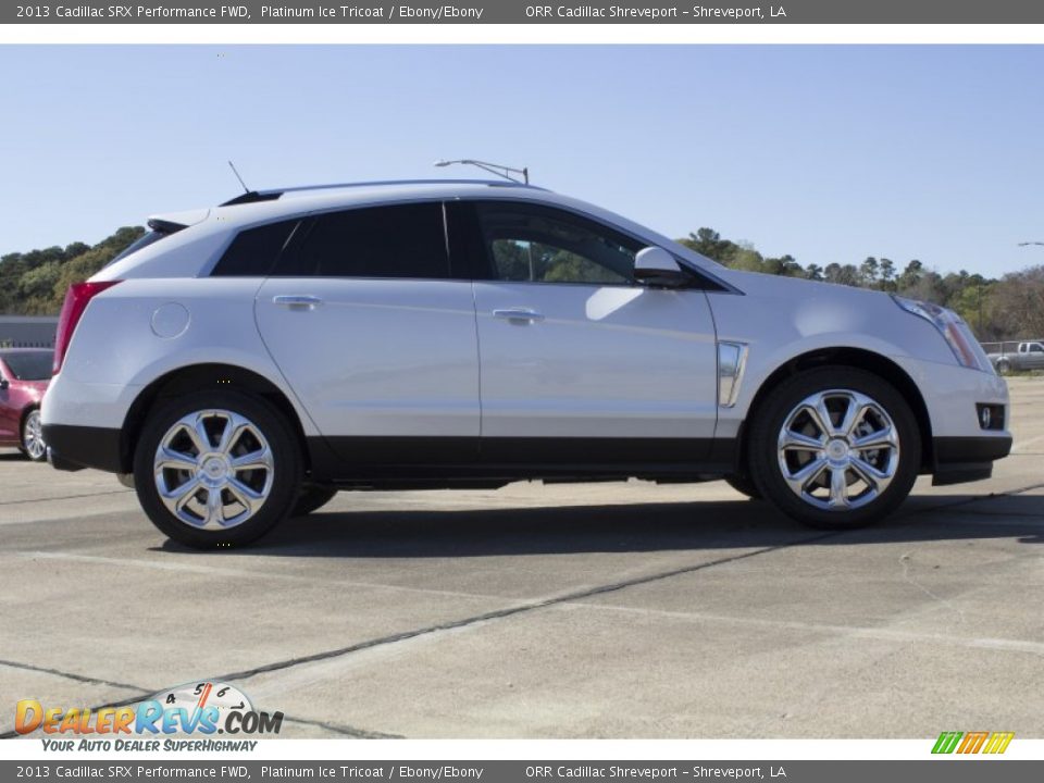 2013 Cadillac SRX Performance FWD Platinum Ice Tricoat / Ebony/Ebony Photo #6