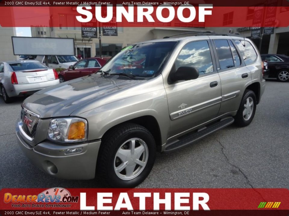 2003 GMC Envoy SLE 4x4 Pewter Metallic / Medium Pewter Photo #1