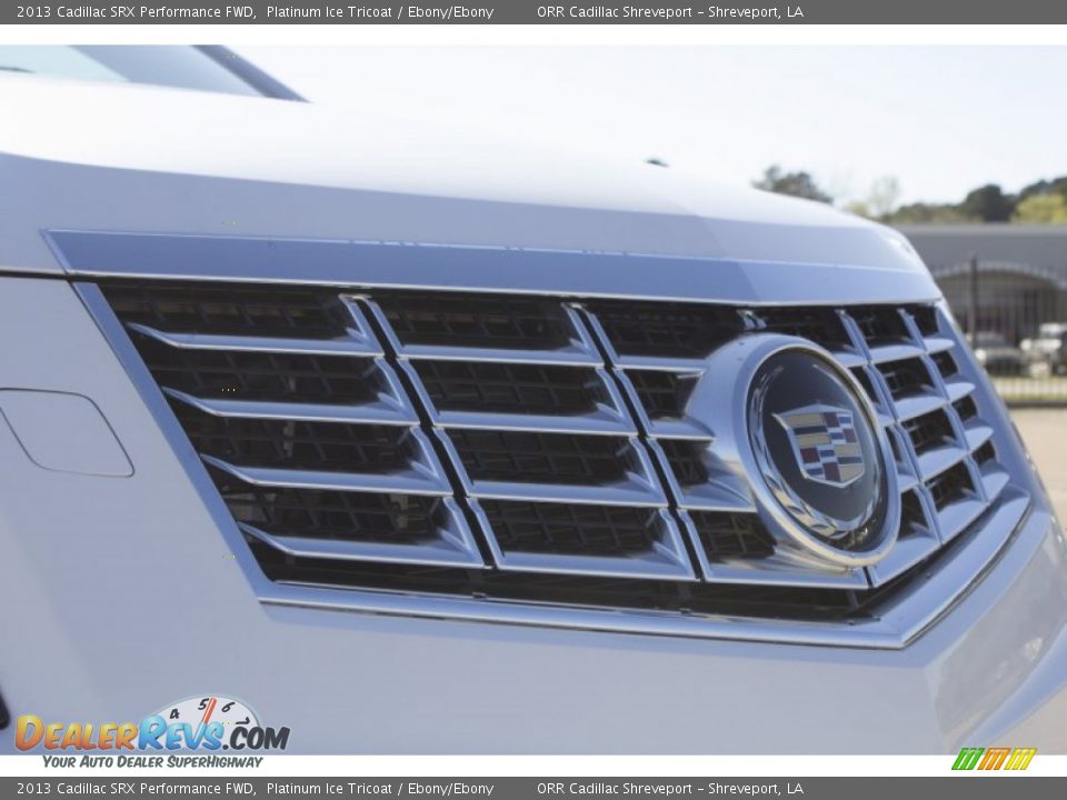 2013 Cadillac SRX Performance FWD Platinum Ice Tricoat / Ebony/Ebony Photo #9