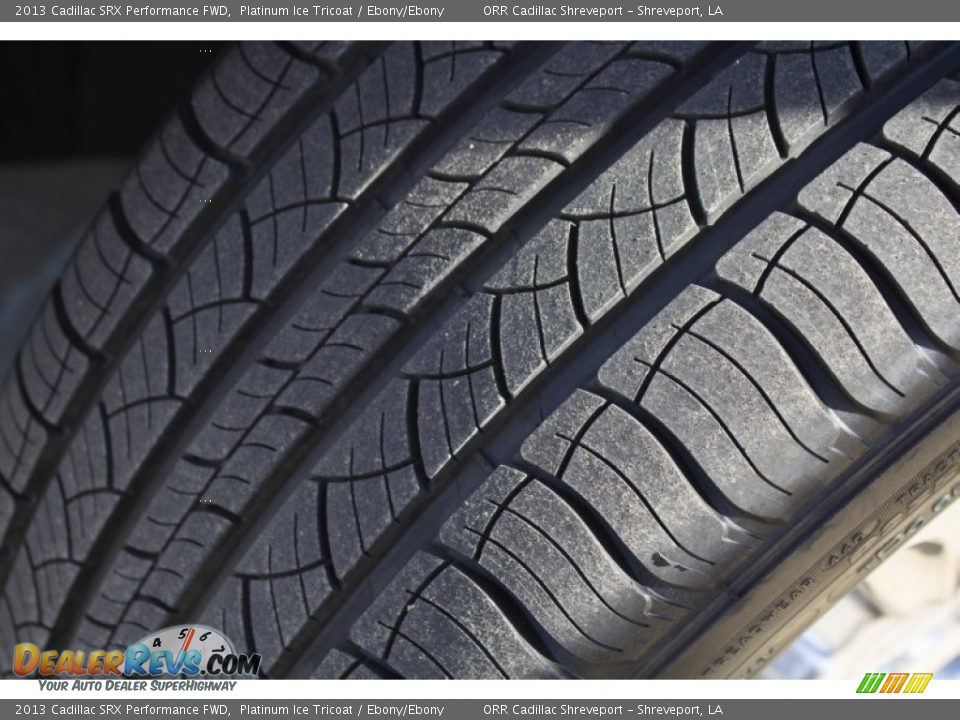 2013 Cadillac SRX Performance FWD Platinum Ice Tricoat / Ebony/Ebony Photo #11