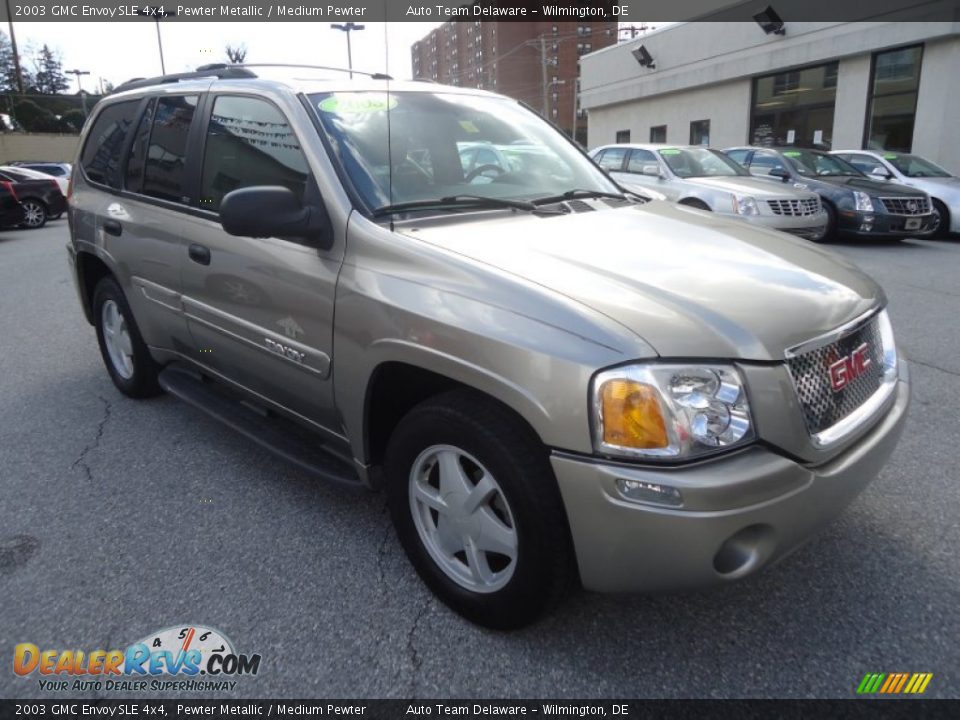 2003 GMC Envoy SLE 4x4 Pewter Metallic / Medium Pewter Photo #4