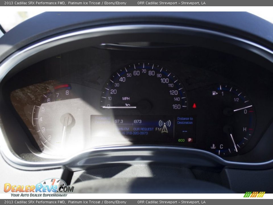 2013 Cadillac SRX Performance FWD Platinum Ice Tricoat / Ebony/Ebony Photo #13