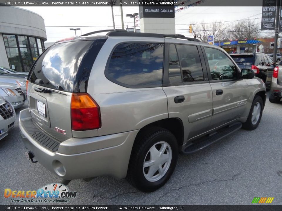 2003 GMC Envoy SLE 4x4 Pewter Metallic / Medium Pewter Photo #6
