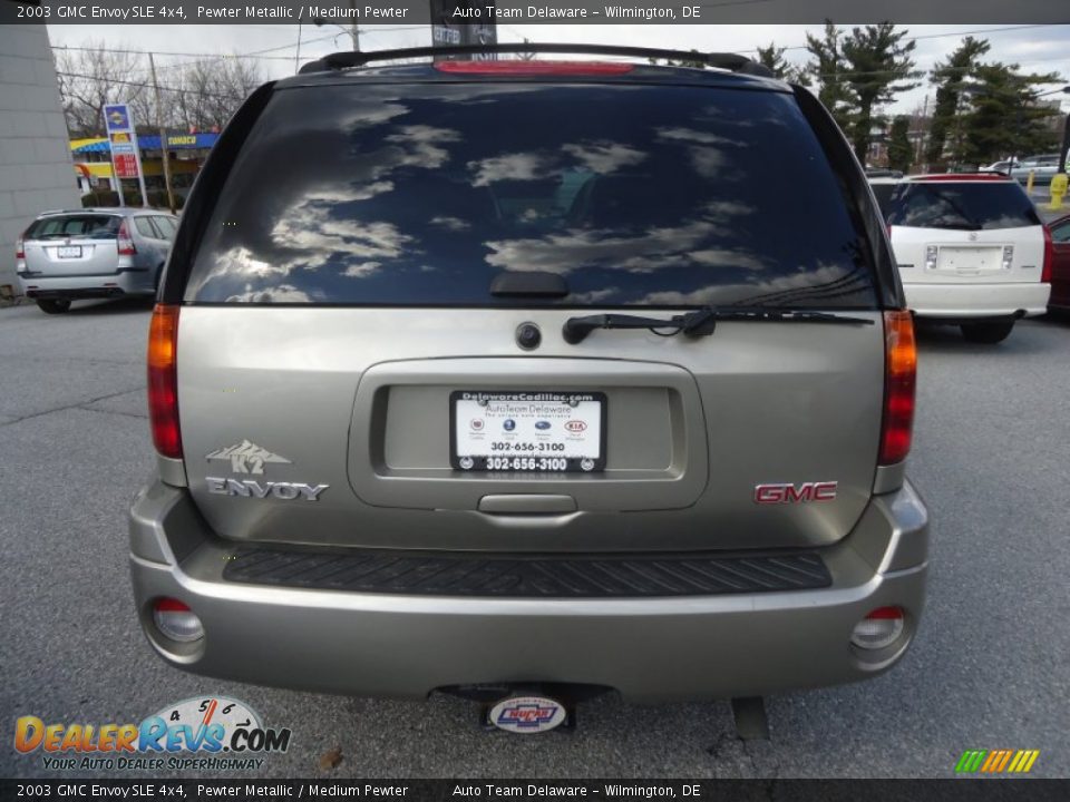 2003 GMC Envoy SLE 4x4 Pewter Metallic / Medium Pewter Photo #7