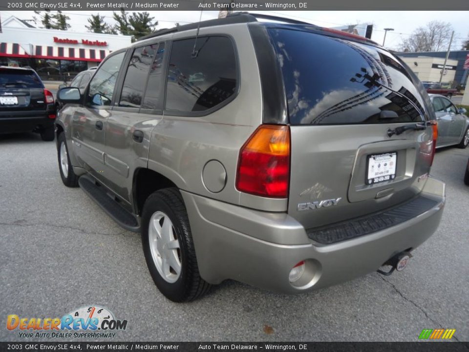 2003 GMC Envoy SLE 4x4 Pewter Metallic / Medium Pewter Photo #8