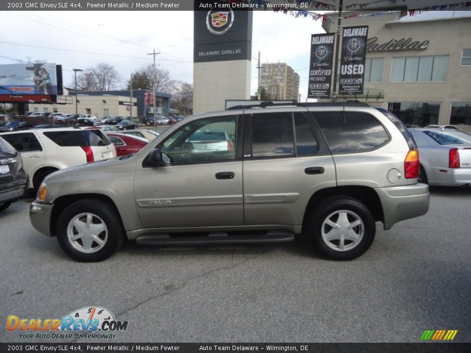 2003 GMC Envoy SLE 4x4 Pewter Metallic / Medium Pewter Photo #9