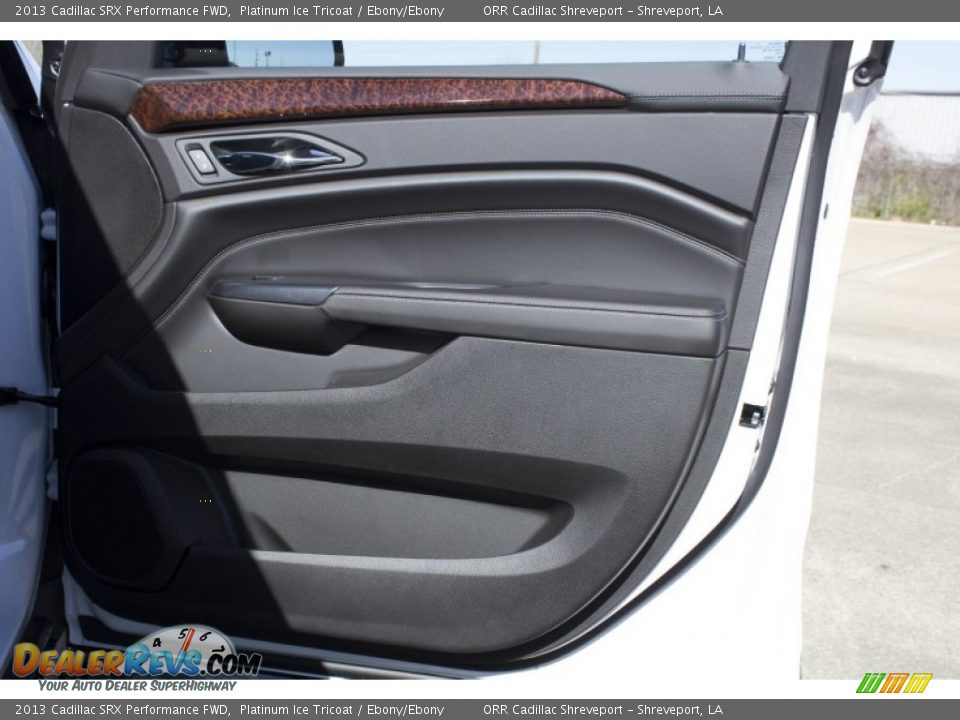 2013 Cadillac SRX Performance FWD Platinum Ice Tricoat / Ebony/Ebony Photo #17