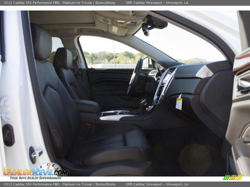 2013 Cadillac SRX Performance FWD Platinum Ice Tricoat / Ebony/Ebony Photo #18