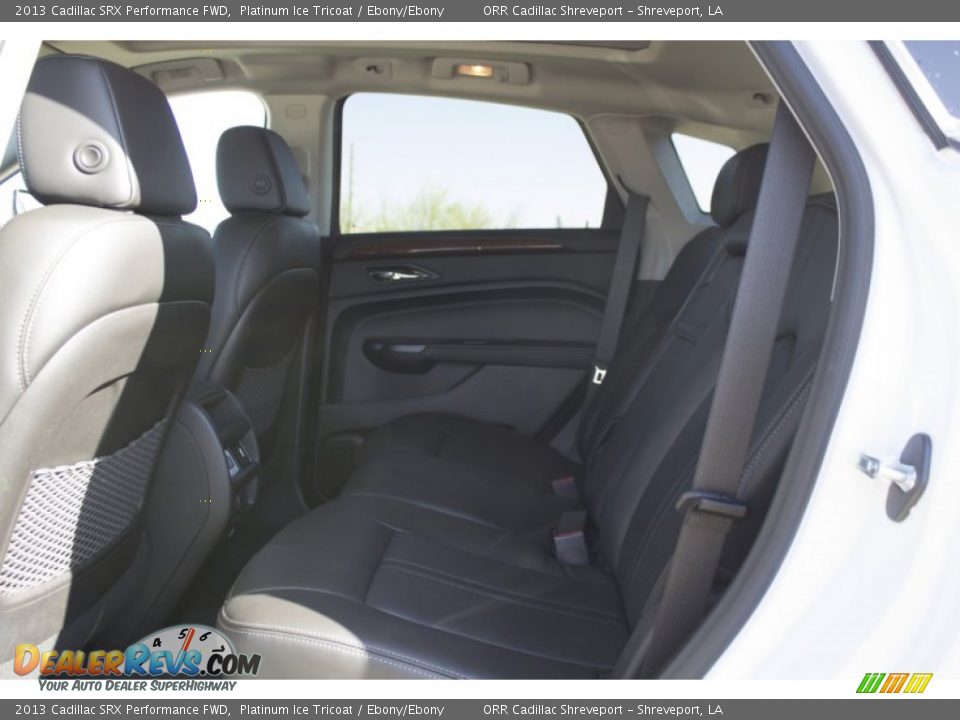 2013 Cadillac SRX Performance FWD Platinum Ice Tricoat / Ebony/Ebony Photo #20